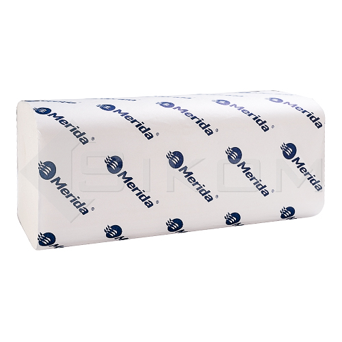 Papírové ručníky skládané bílé / dvouvrstvé / 160 ks