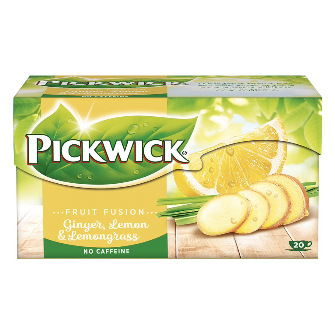 Ovocný čaj - Zázvor s citrónem a citrónovou trávou 20 x 2 g