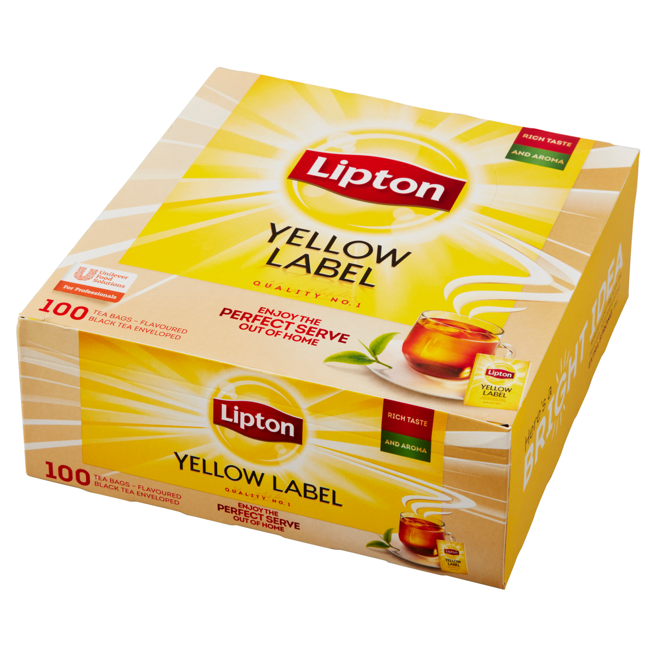 LIPTON Yellow Label černý čaj 100 x 1,8 g