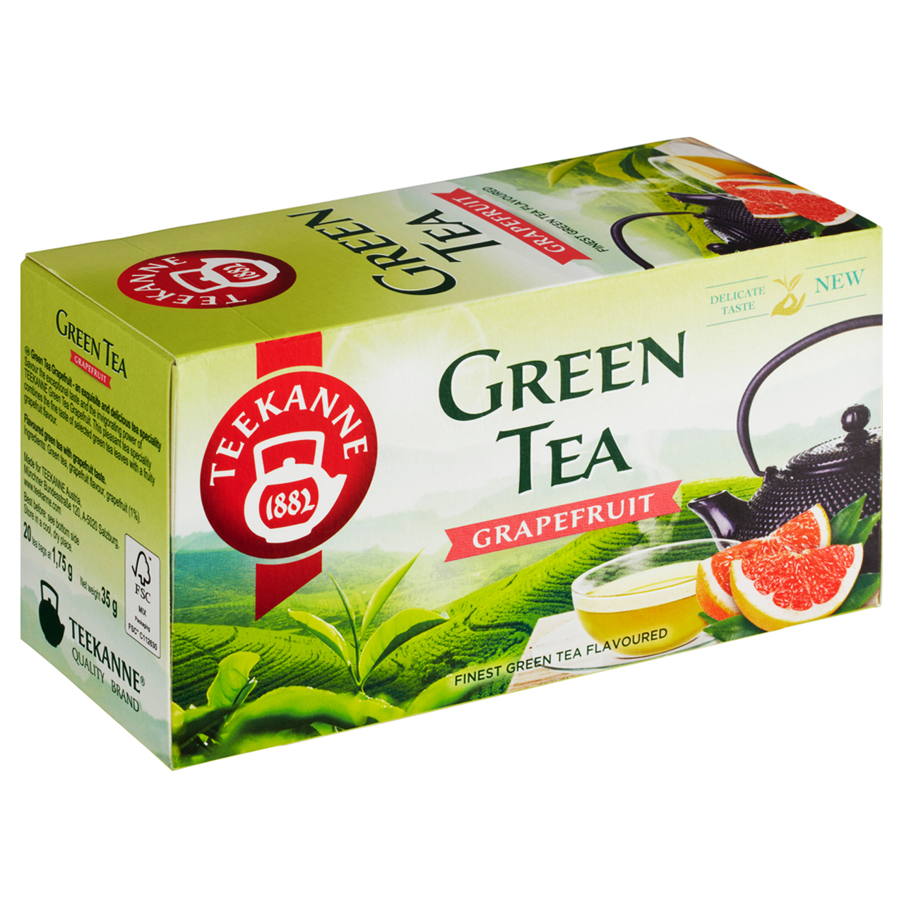 TEEKANNE zelený čaj s grepem 20 x 1,75 g