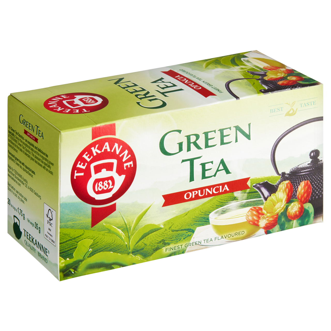 TEEKANNE zelený čaj s opuncií 20 x 1,75 g