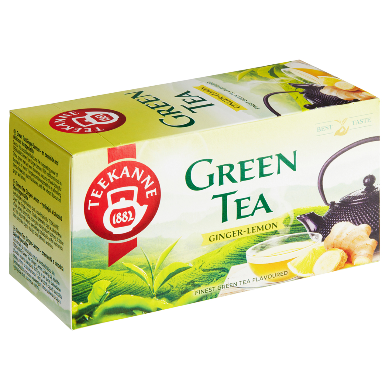 TEEKANNE zelený čaj zázvor s citrónem 20 x 1,75 g