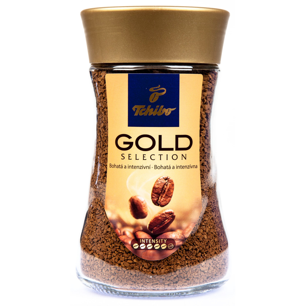 TCHIBO GOLD Selection 200 g sklo