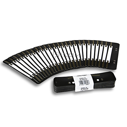 Úchytky do rachlovazače 25 kusů - černé