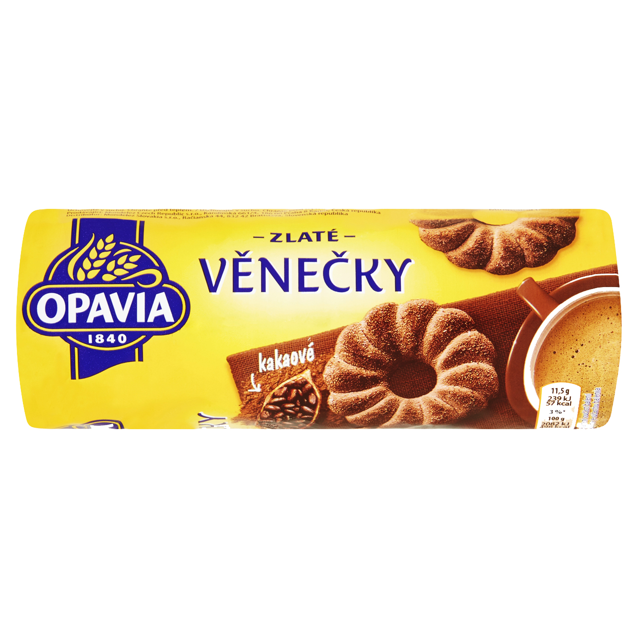 Zlaté věnečky kakaové 150 g