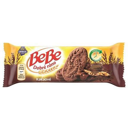 BeBe Dobré ráno sušenky kakaové 50 g