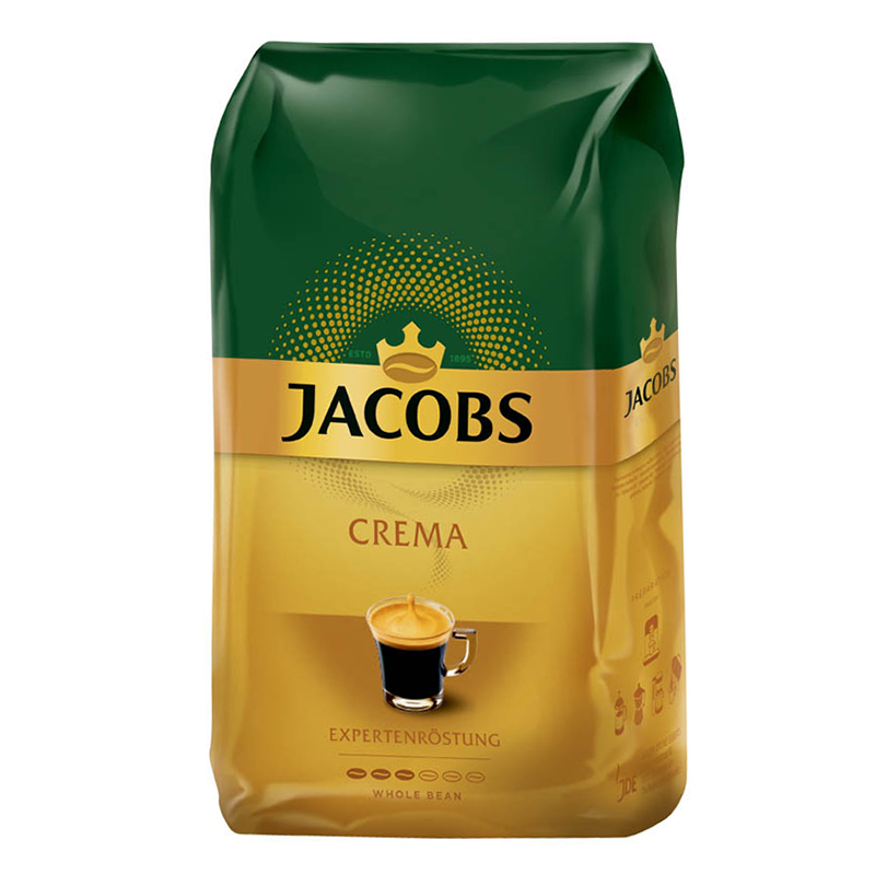 JACOBS Crema zrnková káva 1 kg