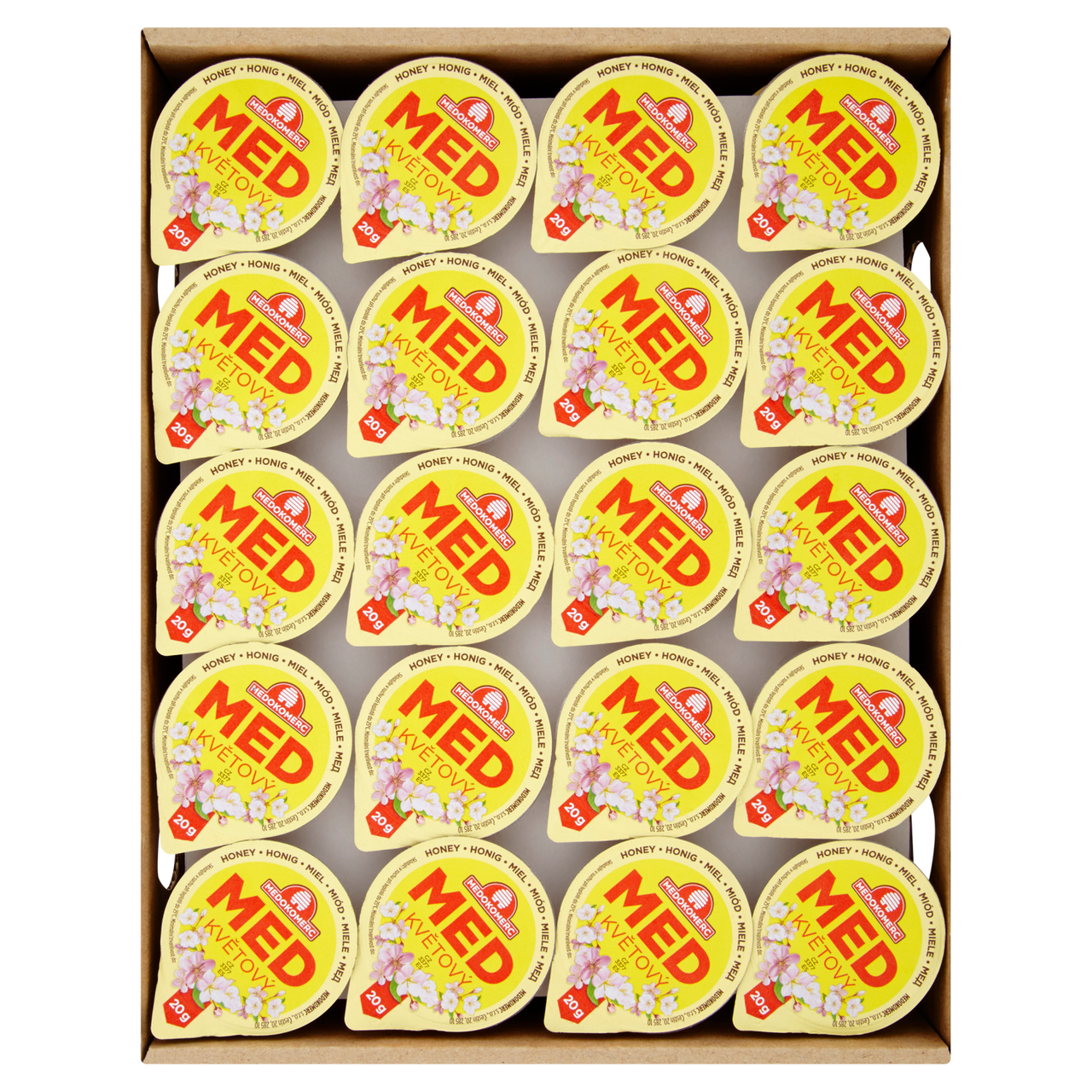 Med porcovaný 100 x 20 g