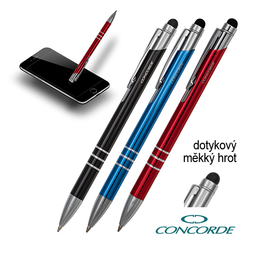 Kuličkové pero Concorde Soft - barevný mix