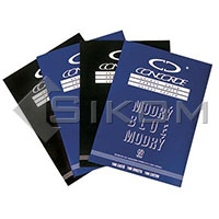 Uhlový papír Concorde, černý - 25 listů