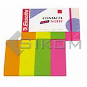 Samolepící záložky Contacta neonové - 20 mm x 50 mm / 4 x 40 lístků