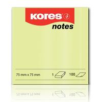 Samolepící bloček Kores 75 x 75 mm 100 lístků
