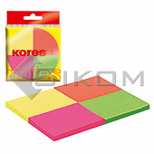 Samolepící bločky Kores Multicolor 40 x 50 mm 4 kusy