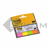 Samolepicí bločky Post-it značkovací - 20 mm x 38 mm / 4 x 50 lístků