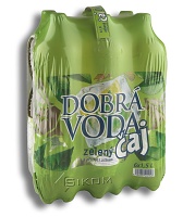 Dobrá voda - ledový čaj zelený s citrónem 6 x 1,5 l PET