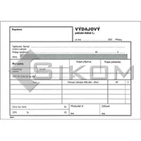 Výdajový pokladní doklad Tipas A6 / 100 listů / 4040