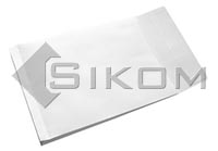 Obchodní tašky s křížovým dnem samolepící 250 ks