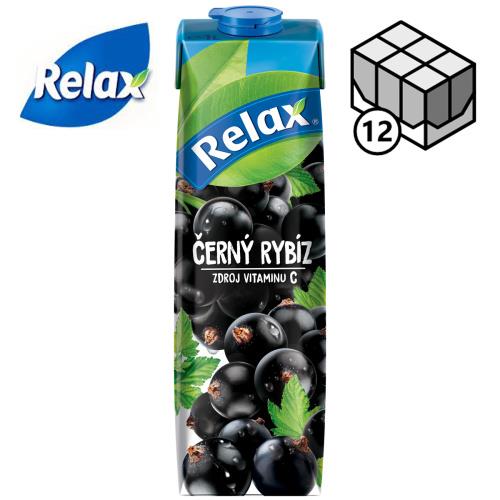 RELAX  nektar černý rybíz 12 x 1 l  TP