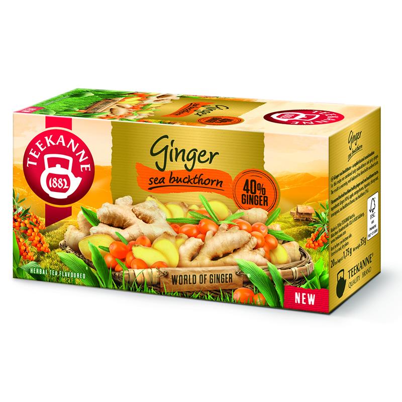 TEEKANE Čaj Zázvor s rakytníkem 20 x 1,75 g HB