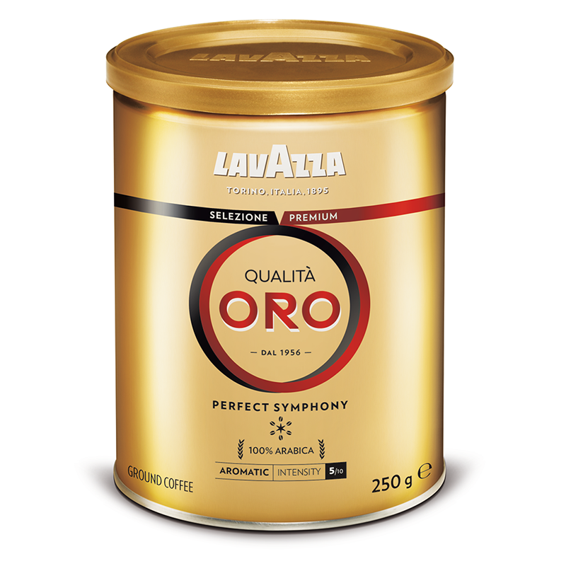 LAVAZZA Qualita Oro mletá káva 250 g dóza