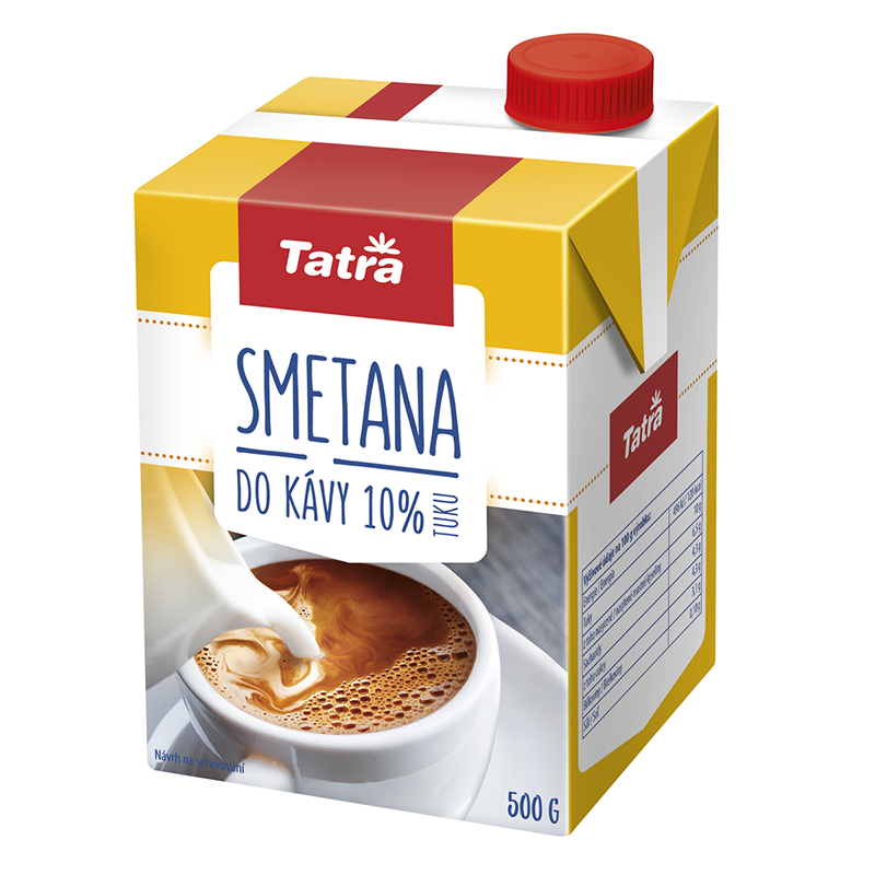 Tatra Smetana do kávy 10% chlaz. 6 x 500 g