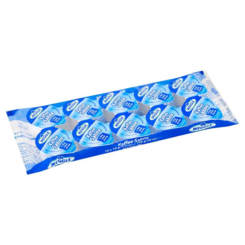 MEGGLE smetana do kávy porcovaná 10%  200 x=  (20x10x10 g)
