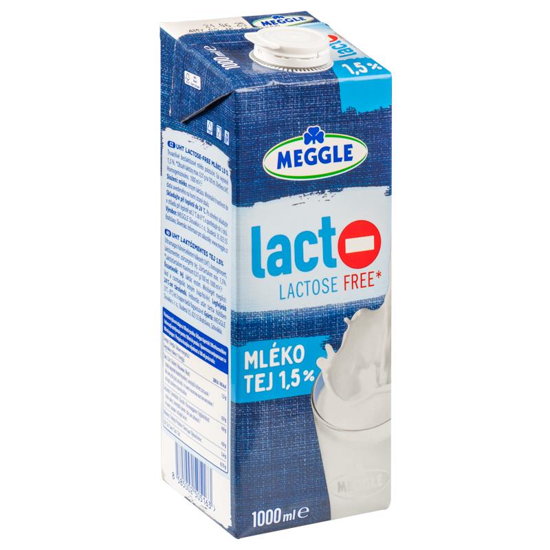 MEGGLE bezlaktózové mléko 1,5% 1 l TP