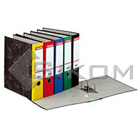 Pořadač A4 pákový papírový s barevným hřbetem - hřbet 7,5cm / červená