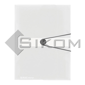 Spisové desky A4 s gumou easy orga - čirá transparentní